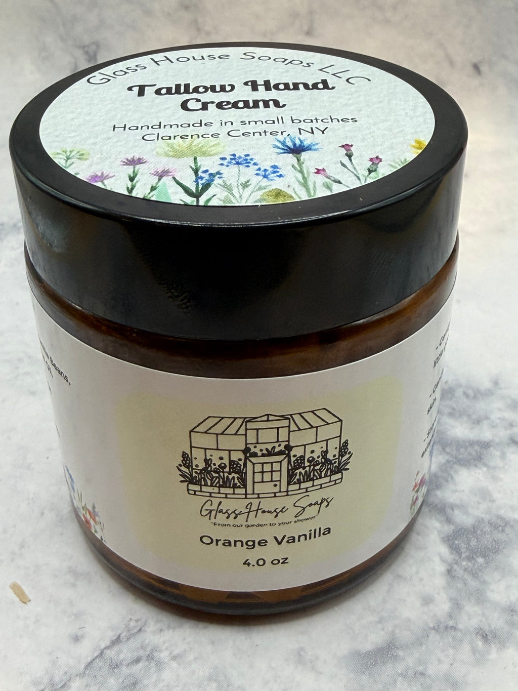 Orange Vanilla Winter Tallow Hand Cream