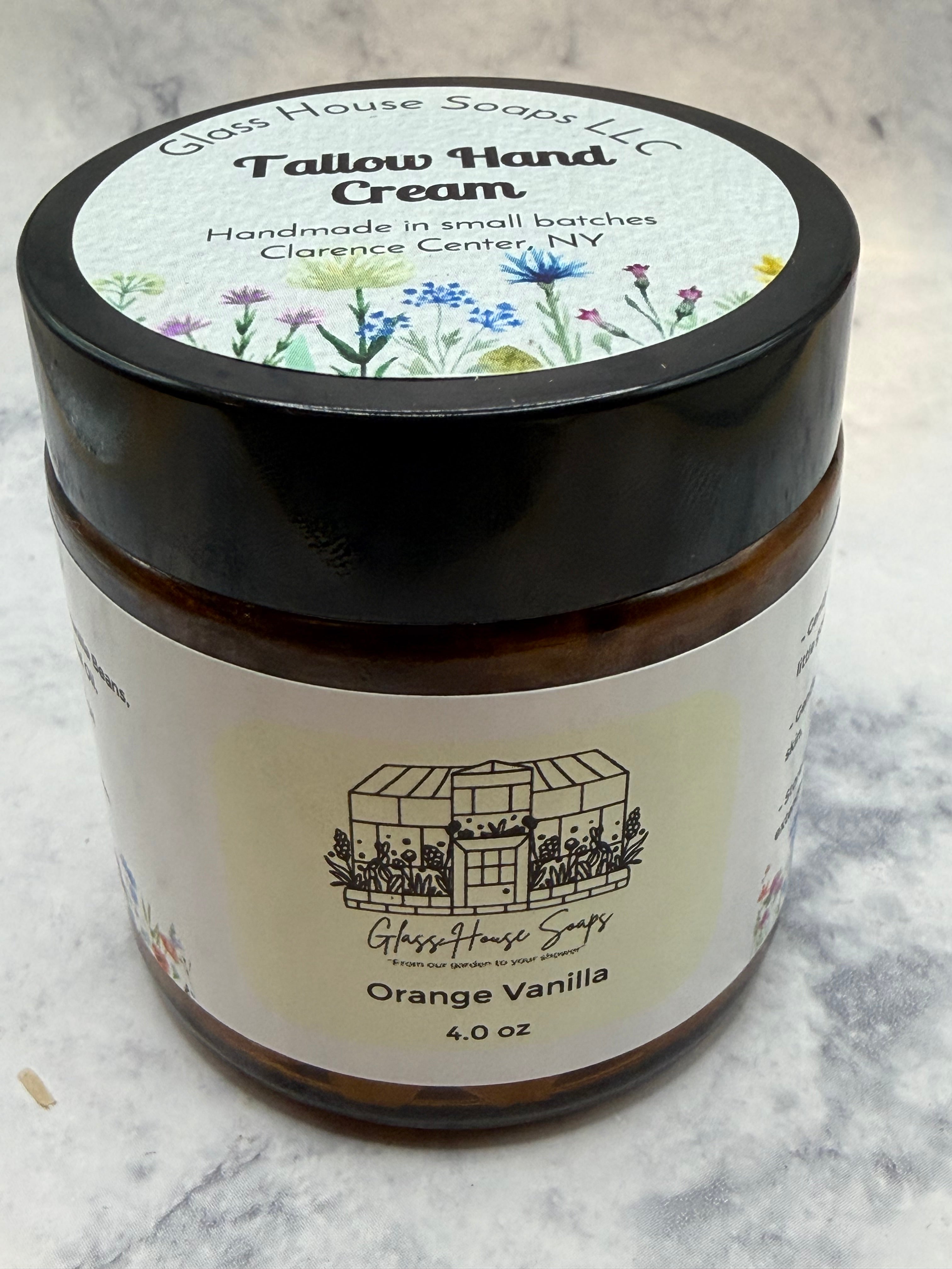 Orange Vanilla Winter Tallow Hand Cream